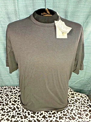 Camiseta Gran Sasso Tessuto Filo Di Scozia Italiana Carbón Crew - Talla M - Nuevo con etiquetas Foto 1 de 3