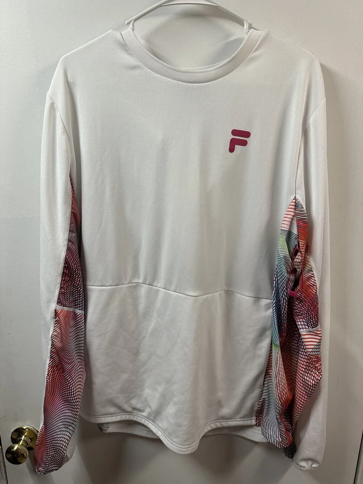 Christopher Bevans Fila Mujer Pickle Ball Tenis Sudadera con Capucha 2xl Empacable Foto 1 de 4