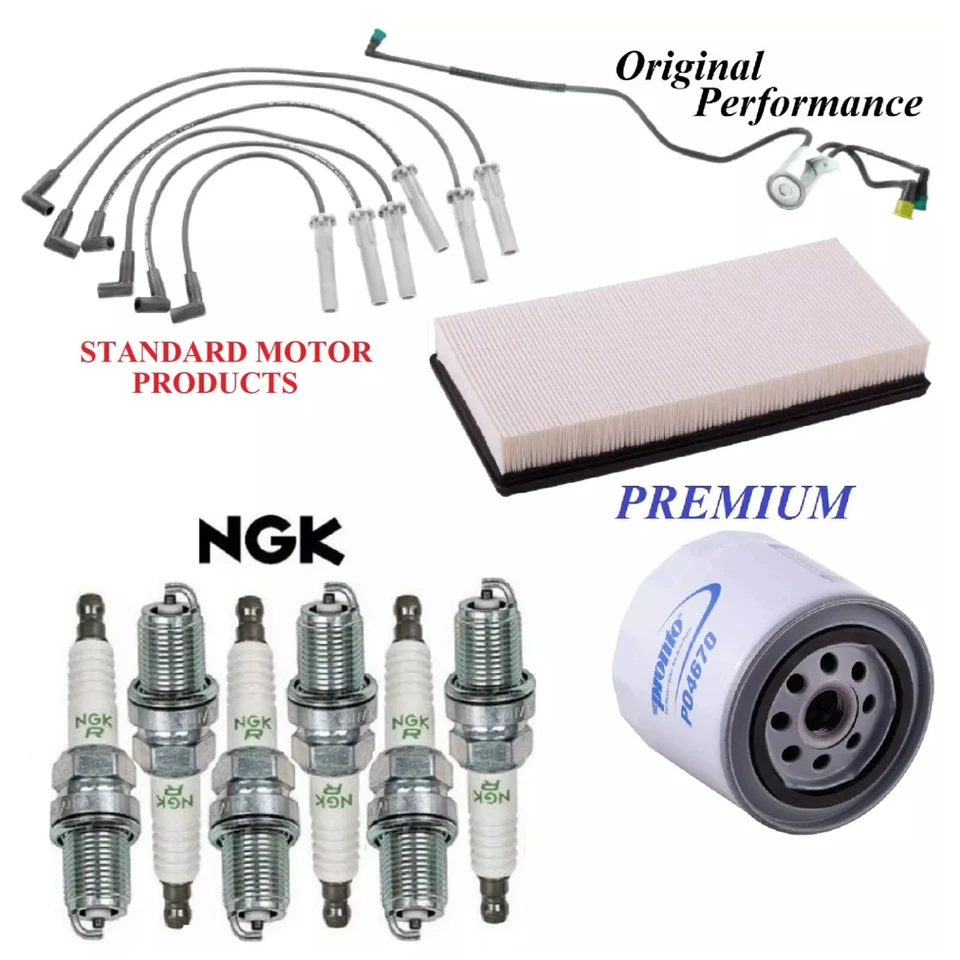 Kit de afinación filtros bujías cable para Chrysler Grand Voyager V6 3,3 L 2000 Foto 1 de 1