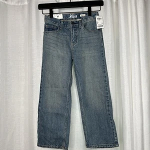 Boys Oshkosh B’gosh Size 6R Classic Blue Jeans Adjustable Waist NWT - Picture 1 of 10