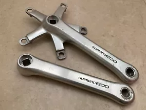 Shimano 600 FC-6207 Crankset (no rings) Silver 170mm - VGC - Picture 1 of 15