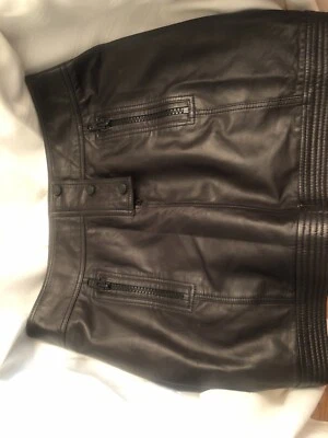 Tommy Hilfinger Leather Skirt Sz 10 - Image 1 of 4