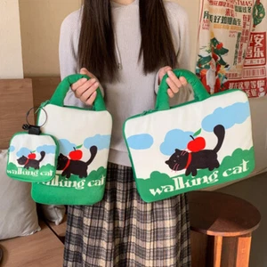 Cute Laptop Sleeve Bag 11 13inch Notebook Pouch For Macbook HP  Acer Handbag _ou - Afbeelding 1 van 24