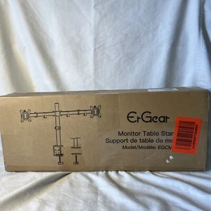 NEW - ErGear Dual Monitor Stand for 13 to 32 inch, Heavy Duty Fully Adjustable - Picture 1 of 2