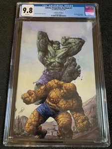 Johnny Desjardins Art Book 2023 New York Comic Con CGG 9.8 Hulk The Thing - Picture 1 of 3