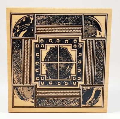 Sello de goma abstracto Club Scrap 2004 edición limitada 1793/10.475 Foto 1 de 4