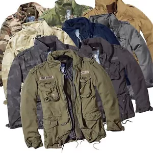 Brandit M65 Giant Herren Jacke Vintage Feldjacke Army Outdoor Parka Futter S-7XL - Bild 1 von 27