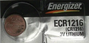 Energizer ECR1216 CR 1216 Lithium 3V Battery Brand New Authorized Seller - Picture 1 of 4