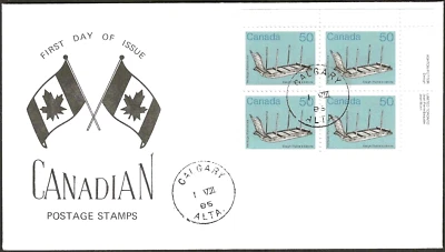 🍁Canada  #930 URpb  "SLEIGH TRAIN"   Brand New 1985 Special Event Cachet - Image 1 of 2