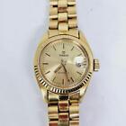 Tissot Watch Automatic Men's Gold Dial Swiss Made Round Vintage Without Box