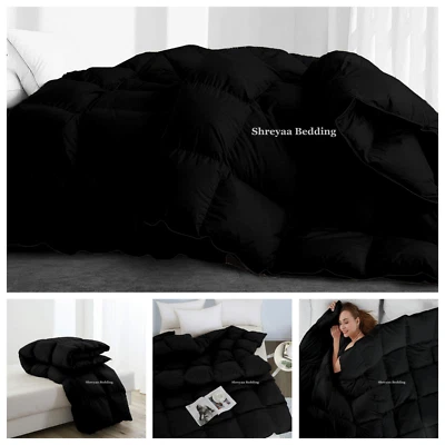 Edredón alternativo de plumón 1000 TC algodón egipcio tallas EE. UU. varios colores Foto 1 de 4