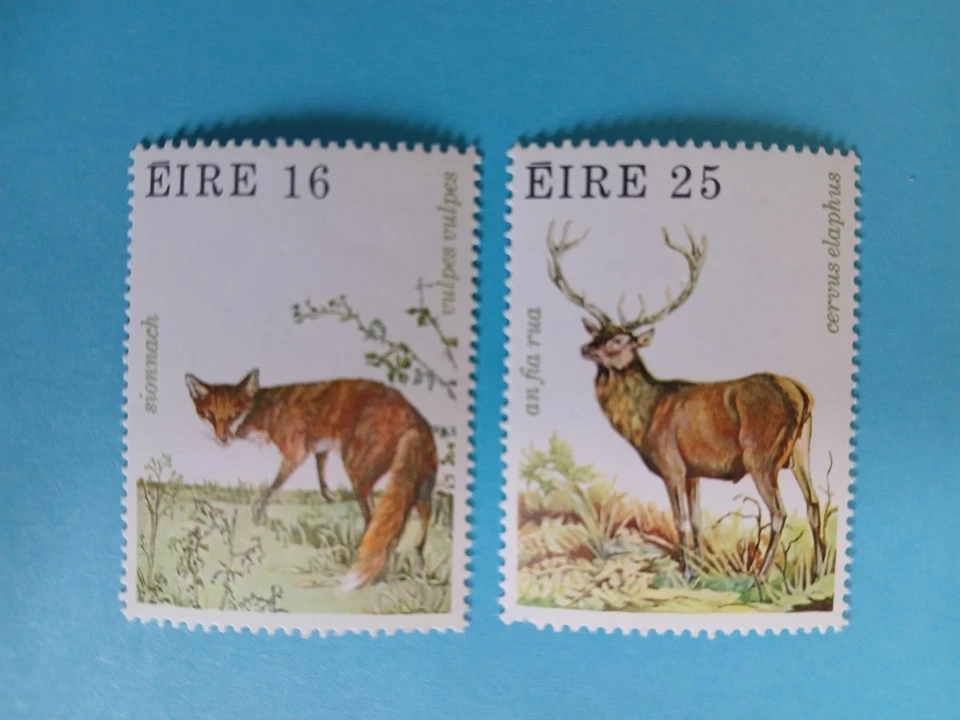 SELLOS IRLANDA 1980 # 426-427 ** VIDA SILVESTRE_ Foto 1 de 1