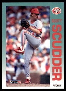1992 Fleer Scott Scudder Baseball Cards #422