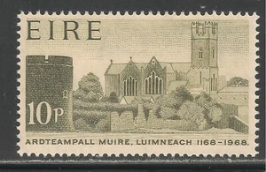 Ireland #245 (A65) VF MNH - 1968 10p St. Mary's Cathedral, Limerick - Picture 1 of 1