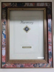 Harmony Plantation Grown Timber Floral Photo Frame For Photo Size 13 X 18cm - Bild 1 von 9