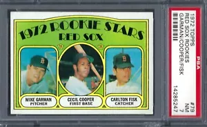 1972 Topps #079 PSA 7 Red Sox Rookies Catlton Fisk Cooper 79 - Bild 1 von 2