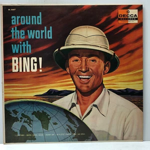 Bing Crosby-Around The World With Bing!-Decca 8687-MONO DG SMALL LABELS - Foto 1 di 4
