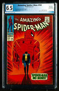 AMAZING SPIDER-MAN #50 PGX 6.5 FN+ KEY 1st KINGPIN UNCLEANED & UNPRESSED!!