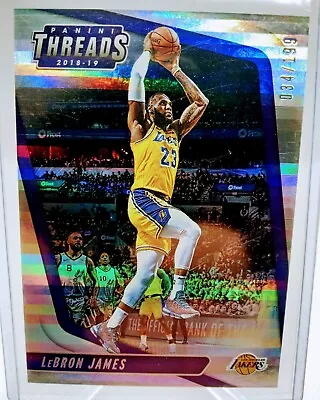 2018-19 Threads Premium High Octane- LeBron James /199 Los Angeles Lakers  - Image 1 of 2