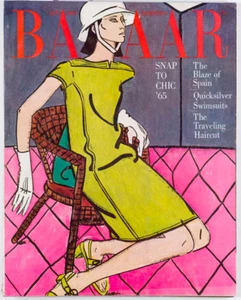 Donyale Luna 1st cover AVEDON Denzinger SHRIMPTON Bob Richardson HARPER'S BAZAAR - Picture 1 of 11