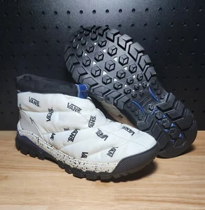 Vans Slip Hiker LX White Marshmallow Quilted Nylon Slip On Men's Size 9.5 - Picture 1 of 6