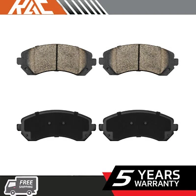 4 Front Ceramic Brake Pad Set For Pontiac Aztek 2001 2002 2003 2004-2005 - Image 1 of 4