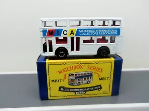 Matchbox Superfast No. 17 Leyland Titan Bus MICA Convention 1987 - Mint in Box - Picture 1 of 5
