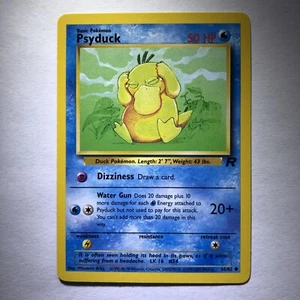 Pokemon Psyduck 2000 Card 65/82 Team Rocket - Picture 1 of 4