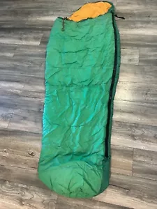 Vintage REI Co-op Green Mummy Sleeping Bag Made in USA - Picture 1 of 19