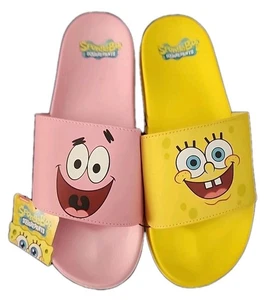 Spongebob Schwammkopf & Patrick Slides Größe 12 Herren Slipper Schuhe - Bild 1 von 10