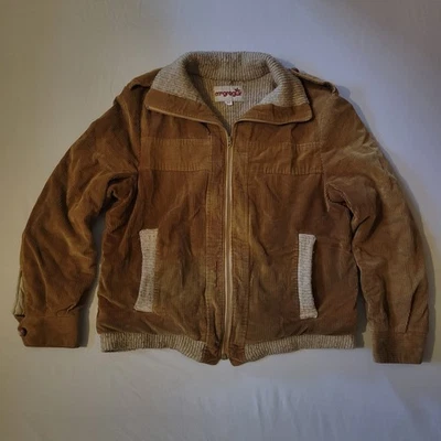 Vintage McGregor Brown Corduroy Bomber Full Zip Jacket Men’s Size 42 - Image 1 of 4