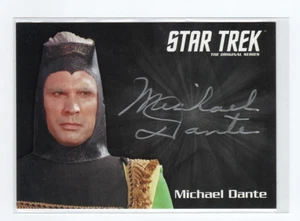 Star Trek TOS 50th Anniversary Auto Autograph Card Michael Dante as Maab - Picture 1 of 4
