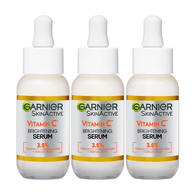 3 x Garnier SkinActive Vitamin C Brightening Serum 15mL - image 1 of 4