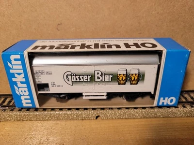 Märklin 4567 H0 Wagon Marchandise Couvert Frigorifique  Gosser Bier  - Photo 1/2