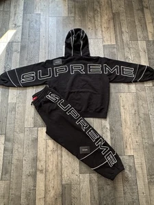 Supreme Panelled Full Tracksuit “Black” - Small - Picture 1 of 6