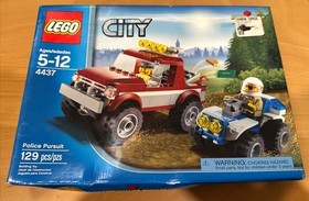 LEGO City 4437 Police Pursuit NEW! Off-Road 4x4 Pickup Truck ATV Forest Gold