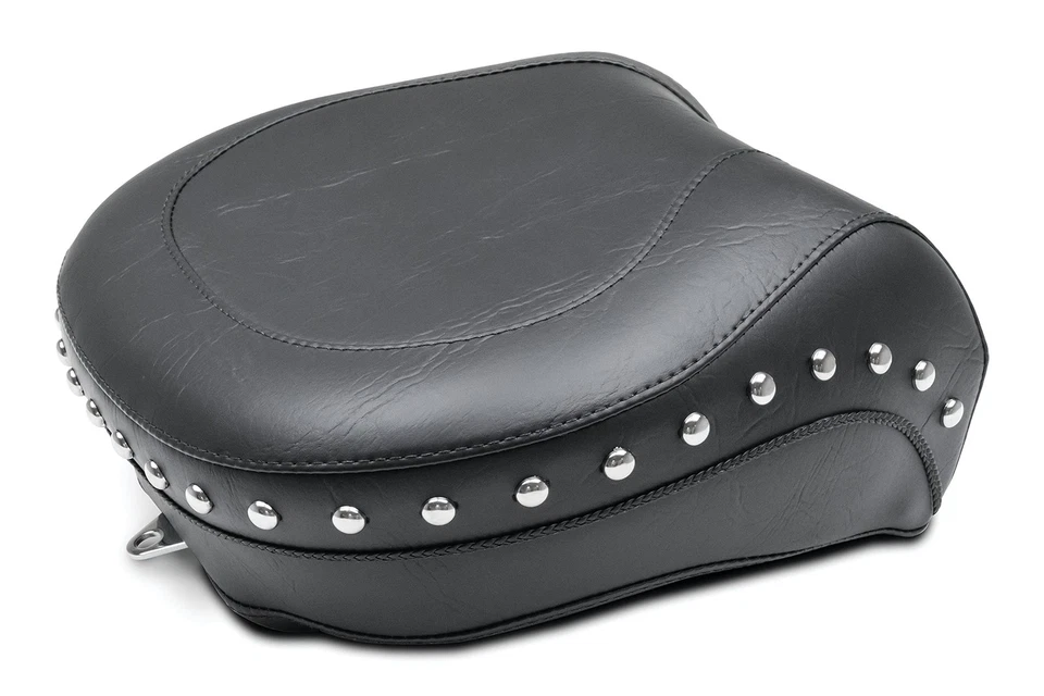 Mustang Wide Touring Studded Rear Seat 79486 for 07-15 Harley Davidson FLSTC - Image 1 of 1