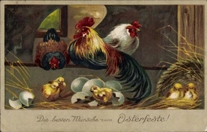 Ak Glückwunsch Ostern, Küken, Hühner - 4546948 - Picture 1 of 2