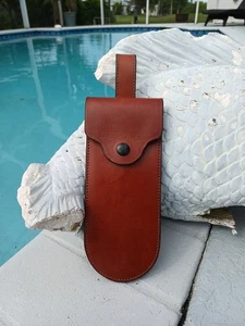 De Colección Pinegrove Hecho en Inglaterra Cuero Cinturón Cuchillo Funda Soporte - Imagen 1 de 11
