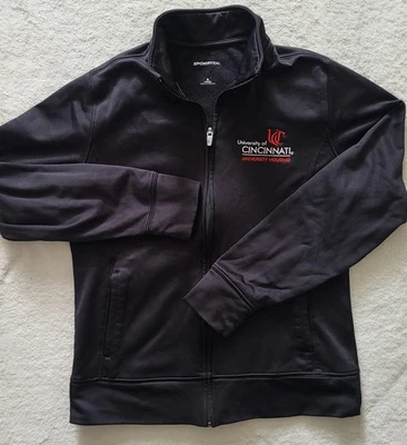 Sport Tek Track Jacket Womens S Black University Of Cincinnati Full Zip - Image 1 of 4