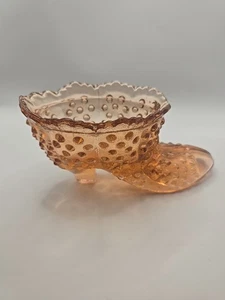  Fenton Pink Hobnail Slipper - Picture 1 of 9