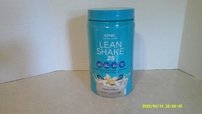 Batido magro GNC Total 25 vainilla francesa 29,35 oz 16 porciones BB 13/03/28 Foto 1 de 2