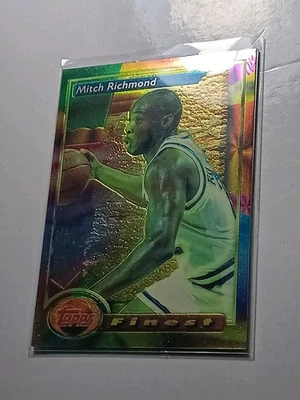 ☆RARO☆ 1993-94 Topps Finest - Mitch Richmond #179 refractor 🔥  Foto 1 de 2