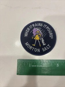 Morton Salt Embroidered Patch - Picture 1 of 1