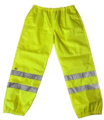 Pantalones de trabajo reflectantes Dickies para hombre 3M Scotchlite amarillo clase E talla 2x/3x Foto 1 de 4