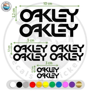 8x Pegatinas Oakley Vinilo Vinyl Pegatina Sponsor Retro Aufkleber Autocollant - Imagen 1 de 7