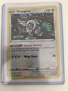 Oranguru 148/202 - Holo Rare Pokemon Card - Sword & Shield Base Set TCG - Picture 1 of 2
