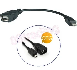 USB ON THE GO OTG HOST CABLE FOR Tablet S to Accept Flash Pen Drive Mouse - Picture 1 of 3
