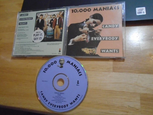 RARE PROMO 10,000 Maniacs CD Candy Everybody Wants NATALIE MERCHANT Maceo Parker - Image 1 of 1
