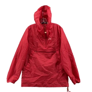 Vintage Land's End Jacket Men's Small Hoodie Windbreaker Sailing Rain Parka USA - Picture 1 of 9